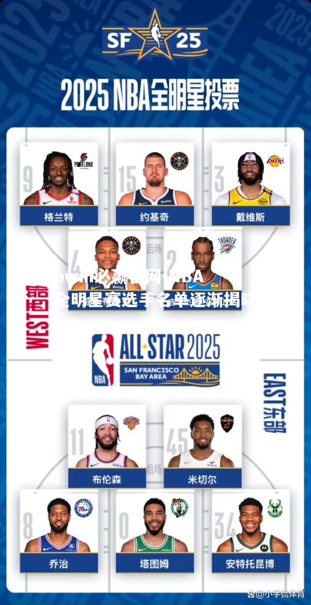 NBA全明星赛选手名单逐渐揭晓